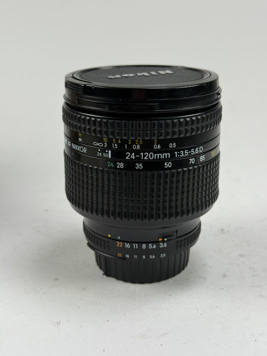 Nikon AF Nikkor 24-120mm F3.5-5.6 D Zoom Lens For F Mount