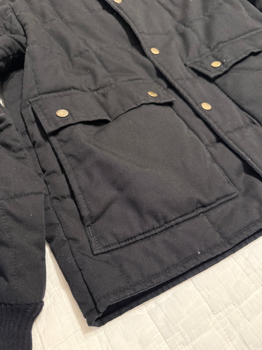 Bradley Mountain Quilted black jacket Men’s L Large