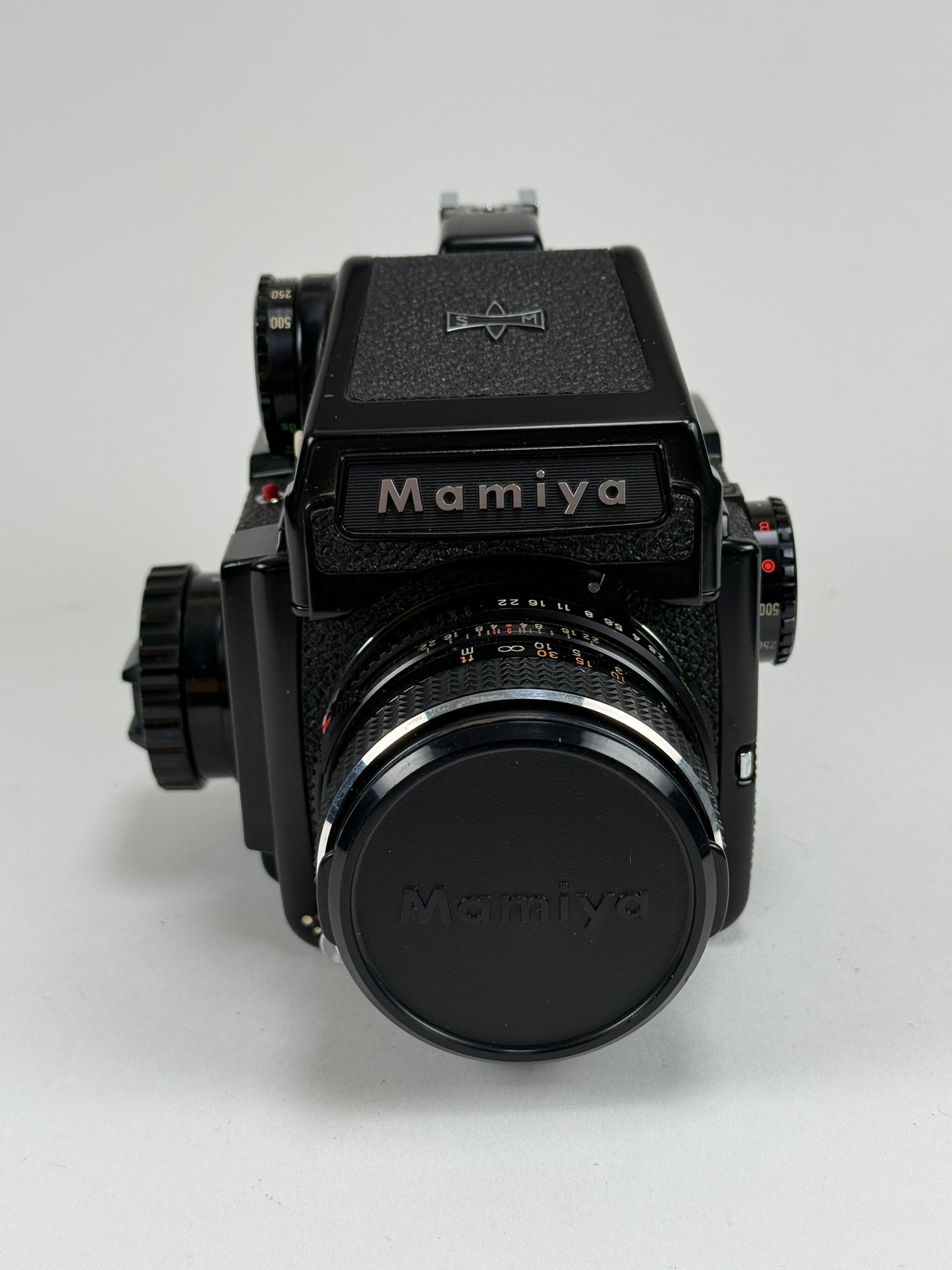 Mamiya 645J, AE Finder, Sekor C 80mm f2.8, 120 back Medium format camera kit