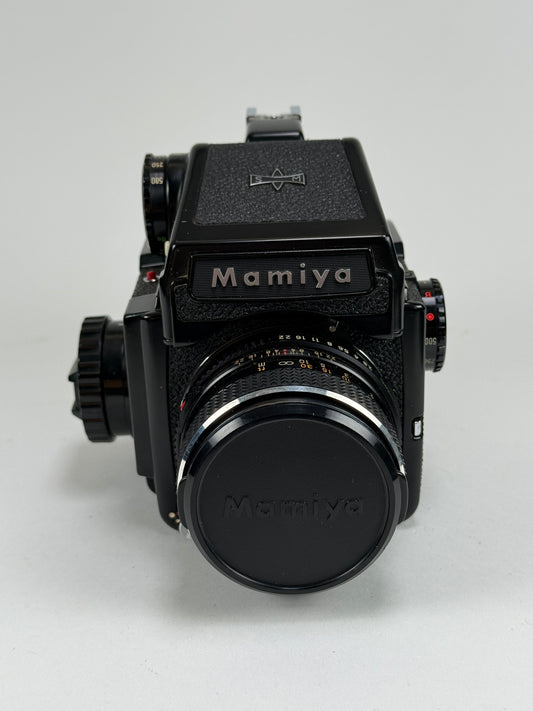 Mamiya 645J, AE Finder, Sekor C 80mm f2.8, 120 back Medium format camera kit
