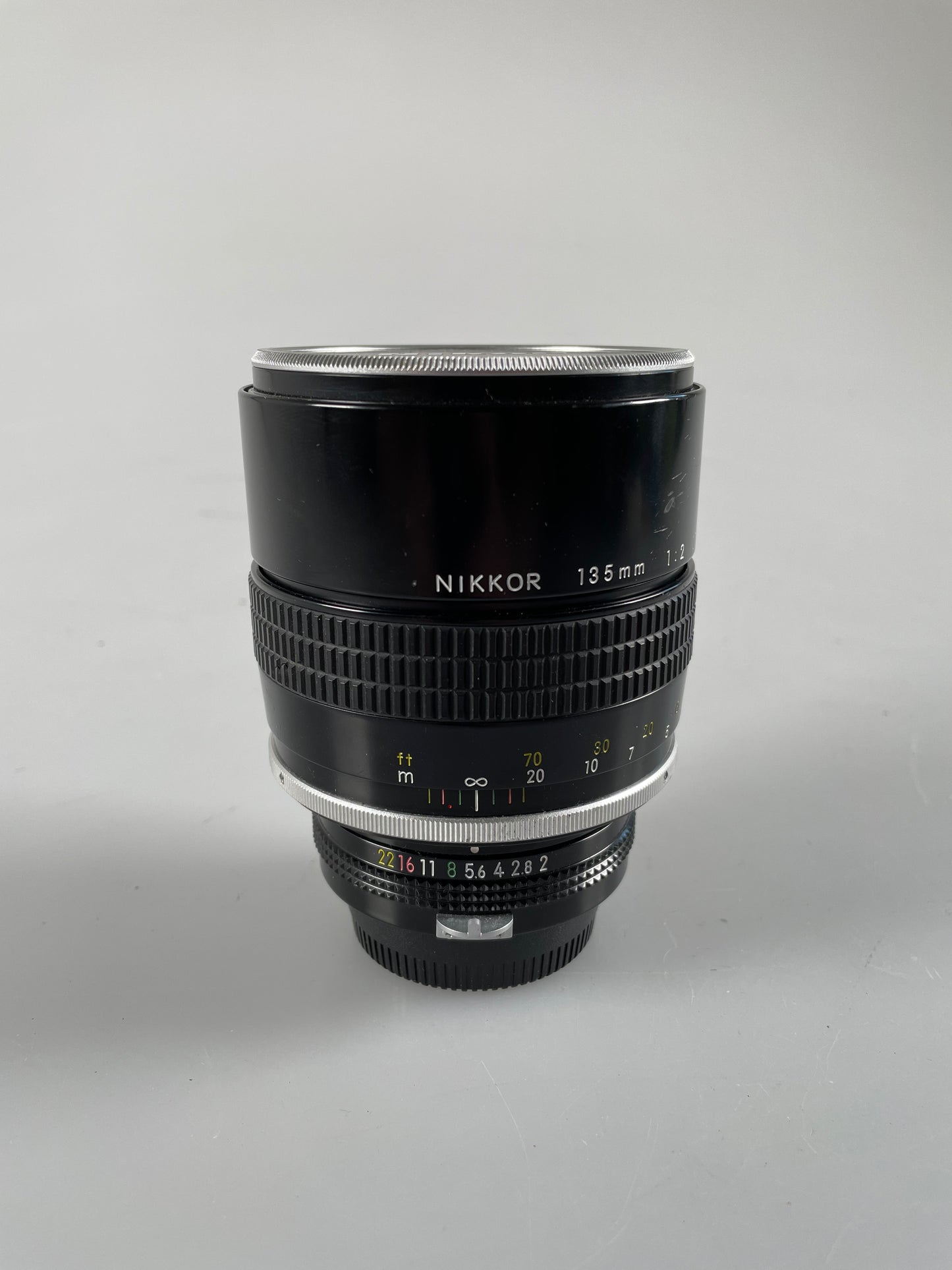 Nikon Nikkor 135mm F2 K non AI Lens manual focus RARE