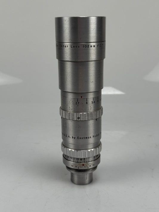 Kodak Ektar 102mm F2.7 Telephoto 16mm Cine Lens S Mount