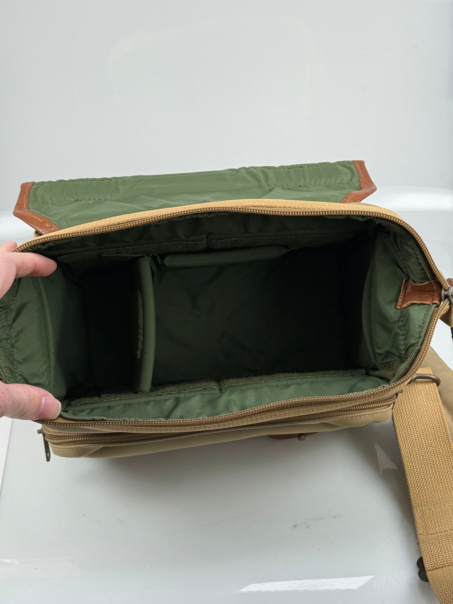 CCS Heritage Shoulder Tan canvas/leather camera bag