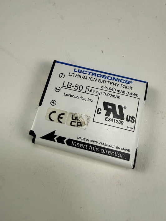 Lectrosonics LB50 LB-50 rechargeable battery