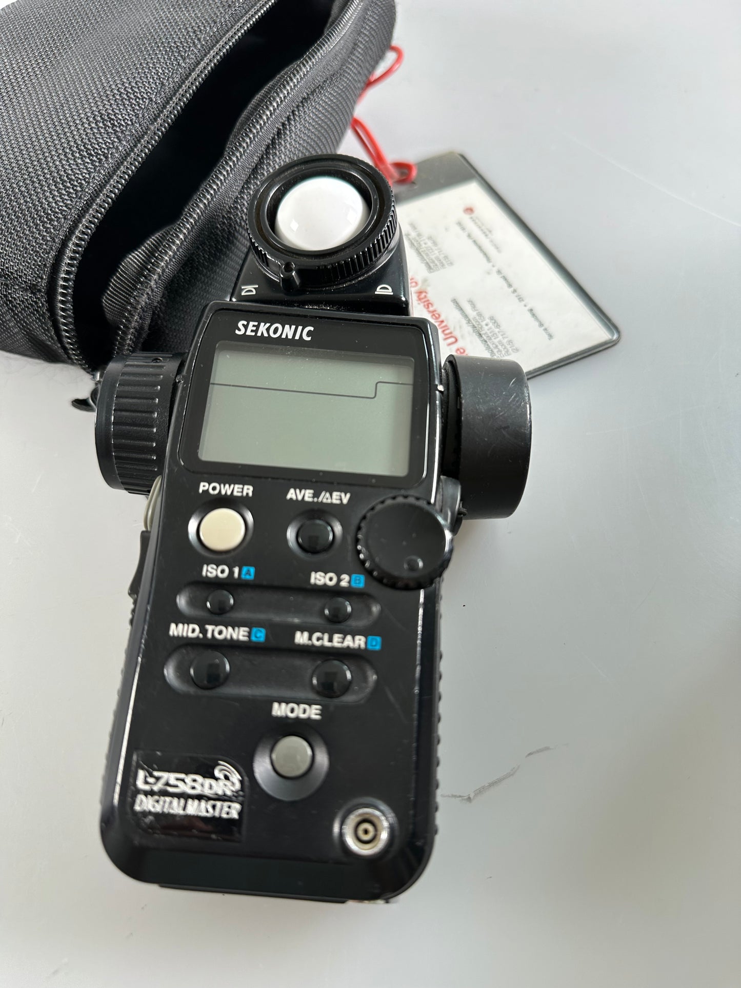 Sekonic L-758DR Digitalmaster Light Meter with RT-32FCC Module and Case