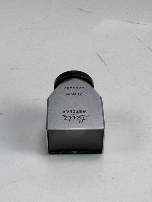 Leica 21mm Bright Line Finder Viewfinder Germany Chrome Metal