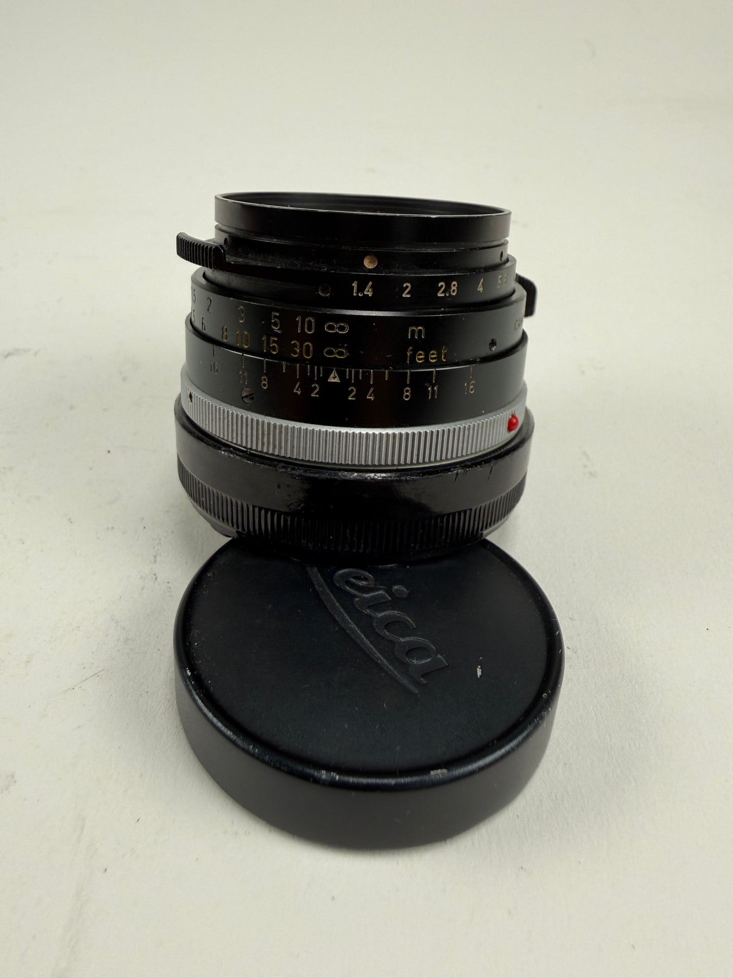 Leica Summilux-M 35mm f1.4 Pre Asph Lens with Black Paint Infinity Lock RARE