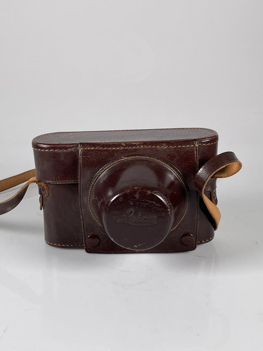 Leica IIIF IIF leather Case for Body with SYOOM Rapid Winder