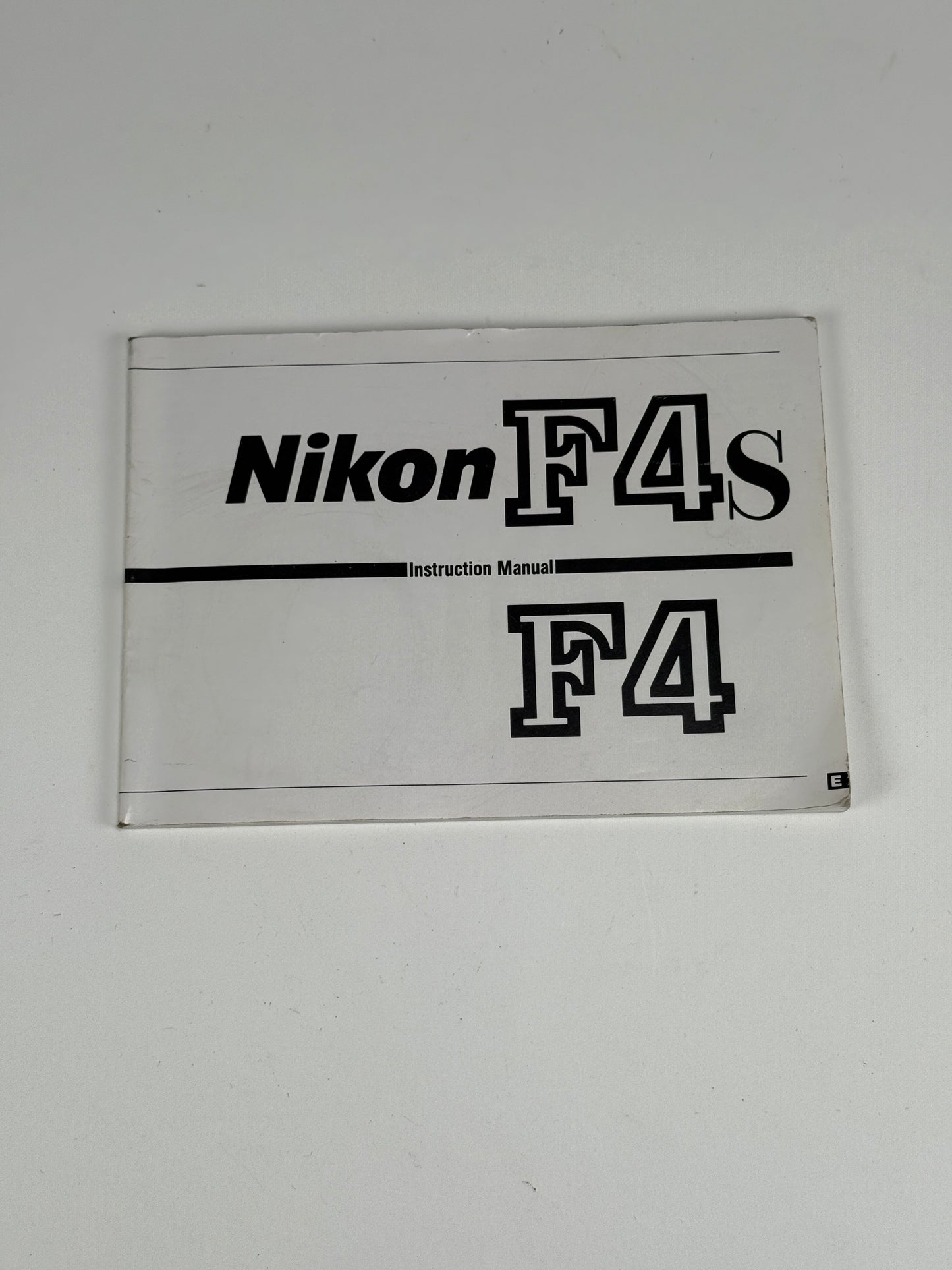 Nikon F4 & F4s Instruction Book, More Camera Guides & Manuals