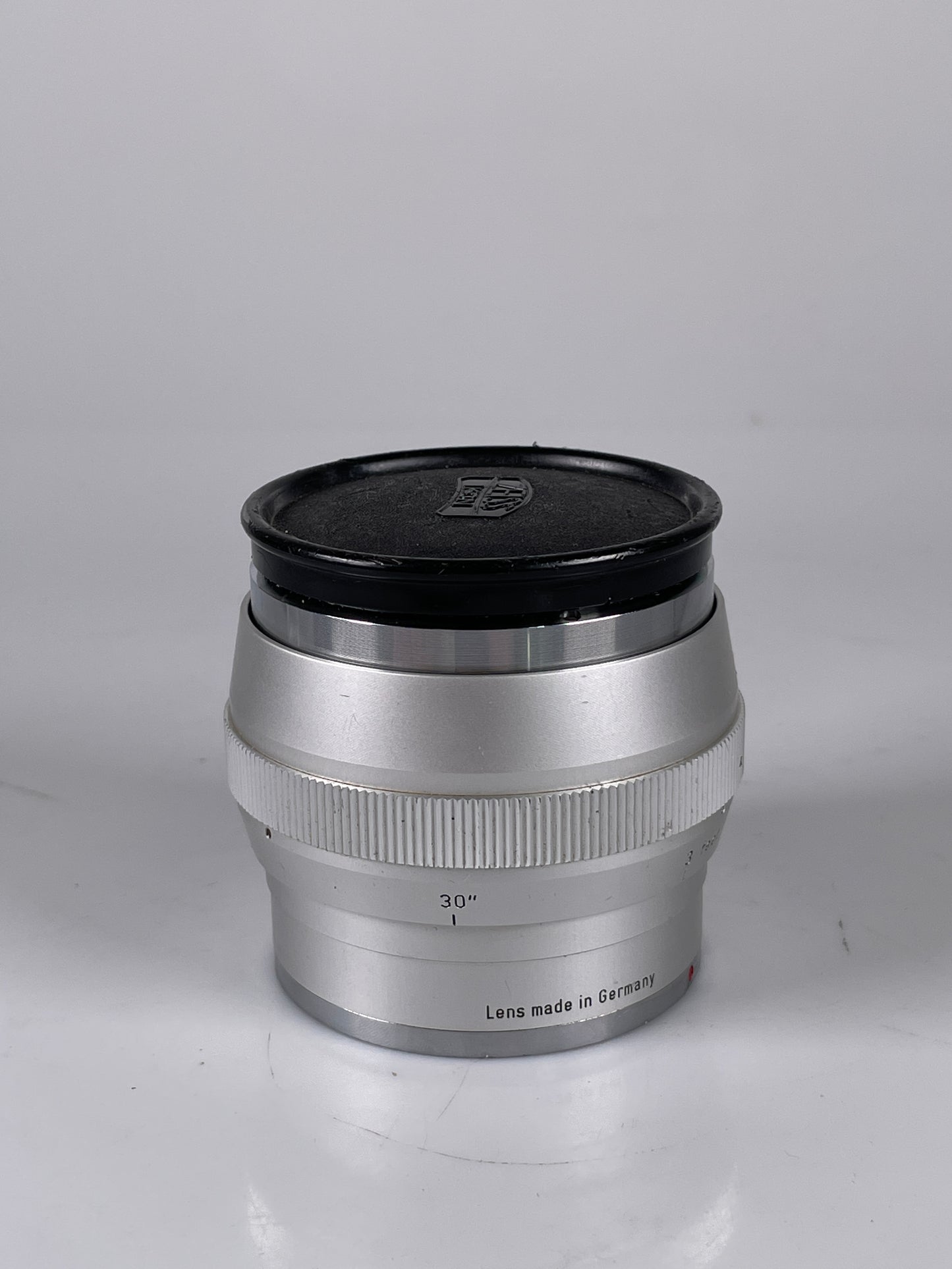Zeiss 85mm f2 Sonnar Lens for Contarex bullseye camera silver chrome