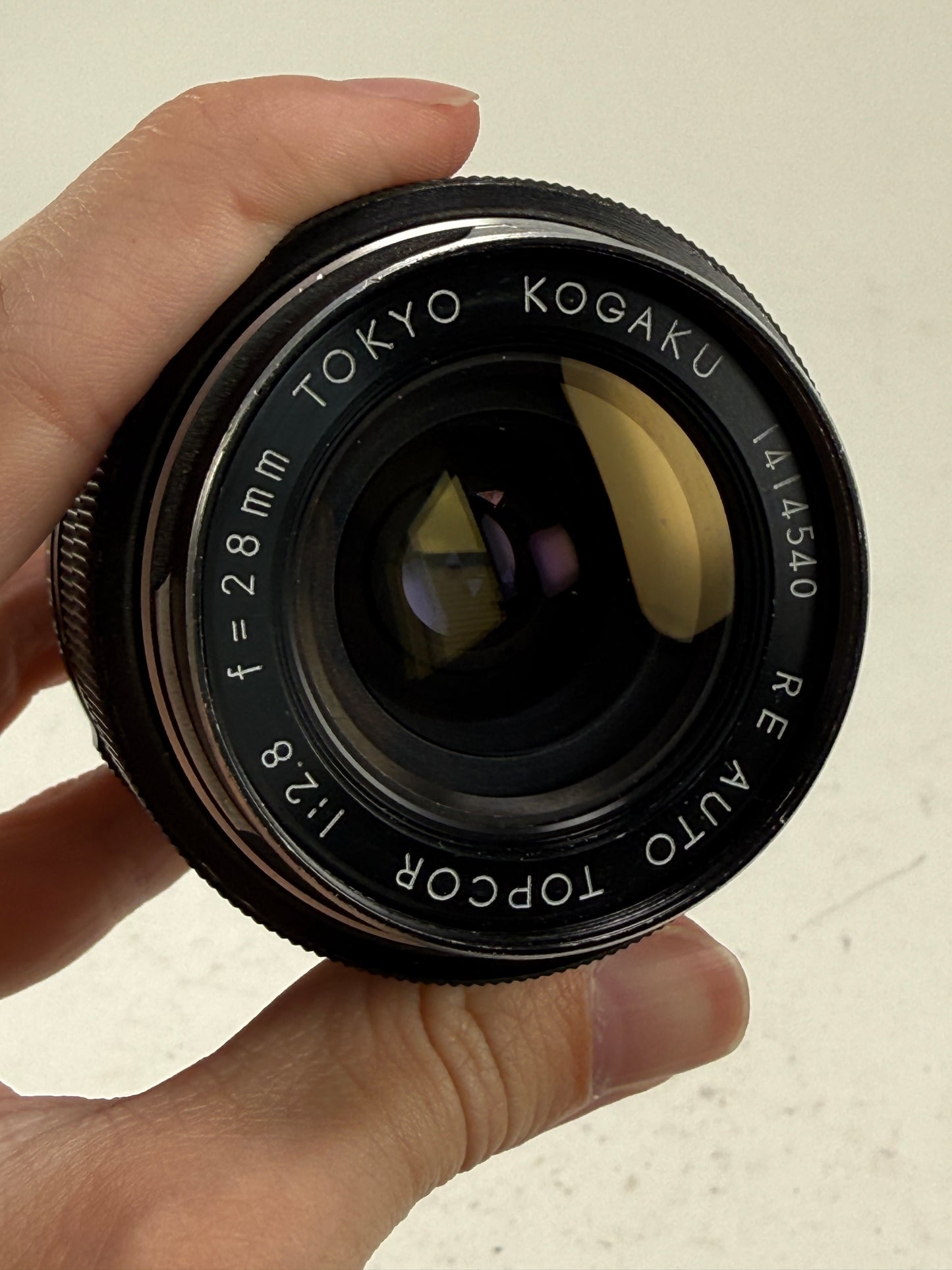 Topcon RE Auto-Topcor 28mm f2.8 Black Lens