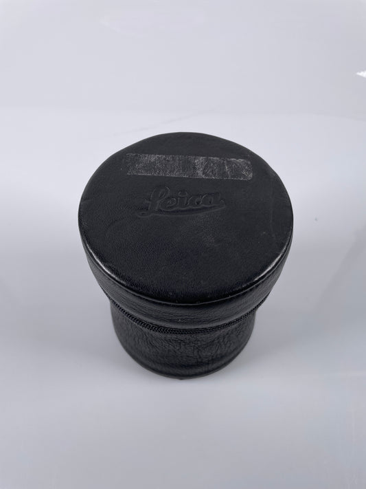 Leica E. Leitz Black Leather Lens Case for R lens
