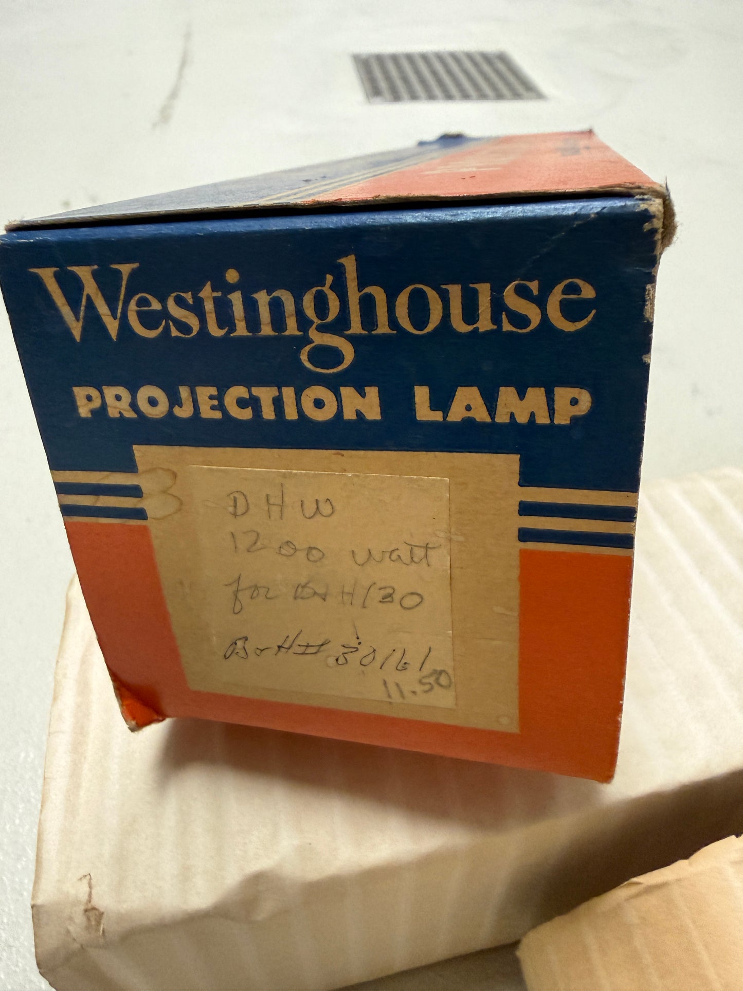 Westinghouse projector bulb for Bell Howell Filmo Model 130 (1200 watt)