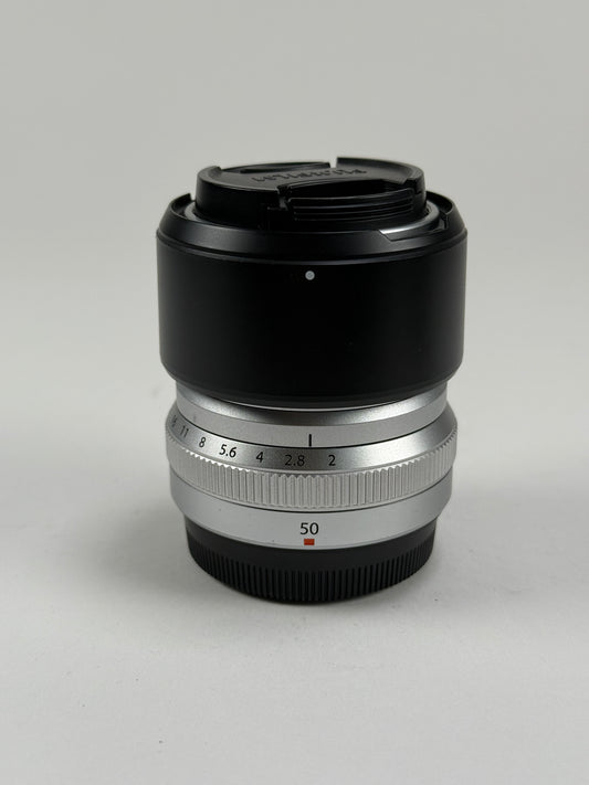 Fuji Fujifilm XF 50mm f2 R WR Lens X Mount Silver