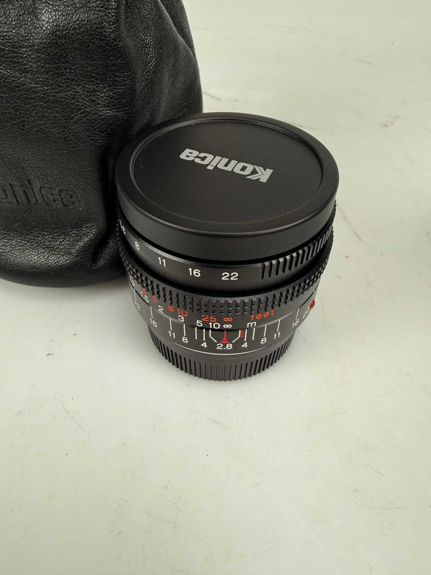 Konica M-HEXANON 28mm F2.8 Lens for Leica M Mount