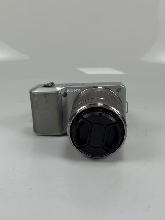 Sony Alpha NEX-3 14.2MP Digital Camera - Silver with 18-55mm OSS lens