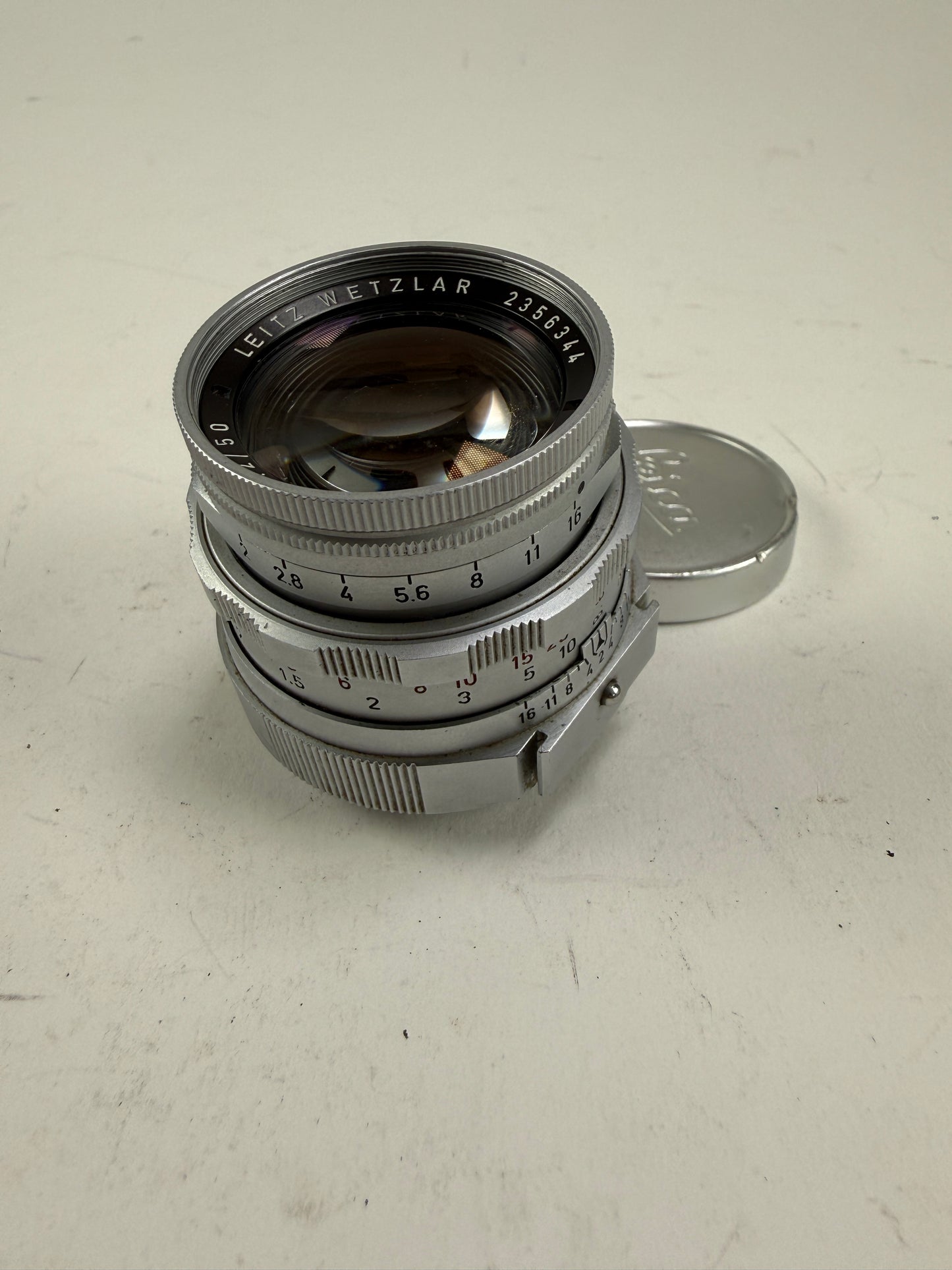 Leica Leitz Wetzlar Summicron-M 50mm F2 Dual Range DR Lens Rigid 235xxxx for M2-R