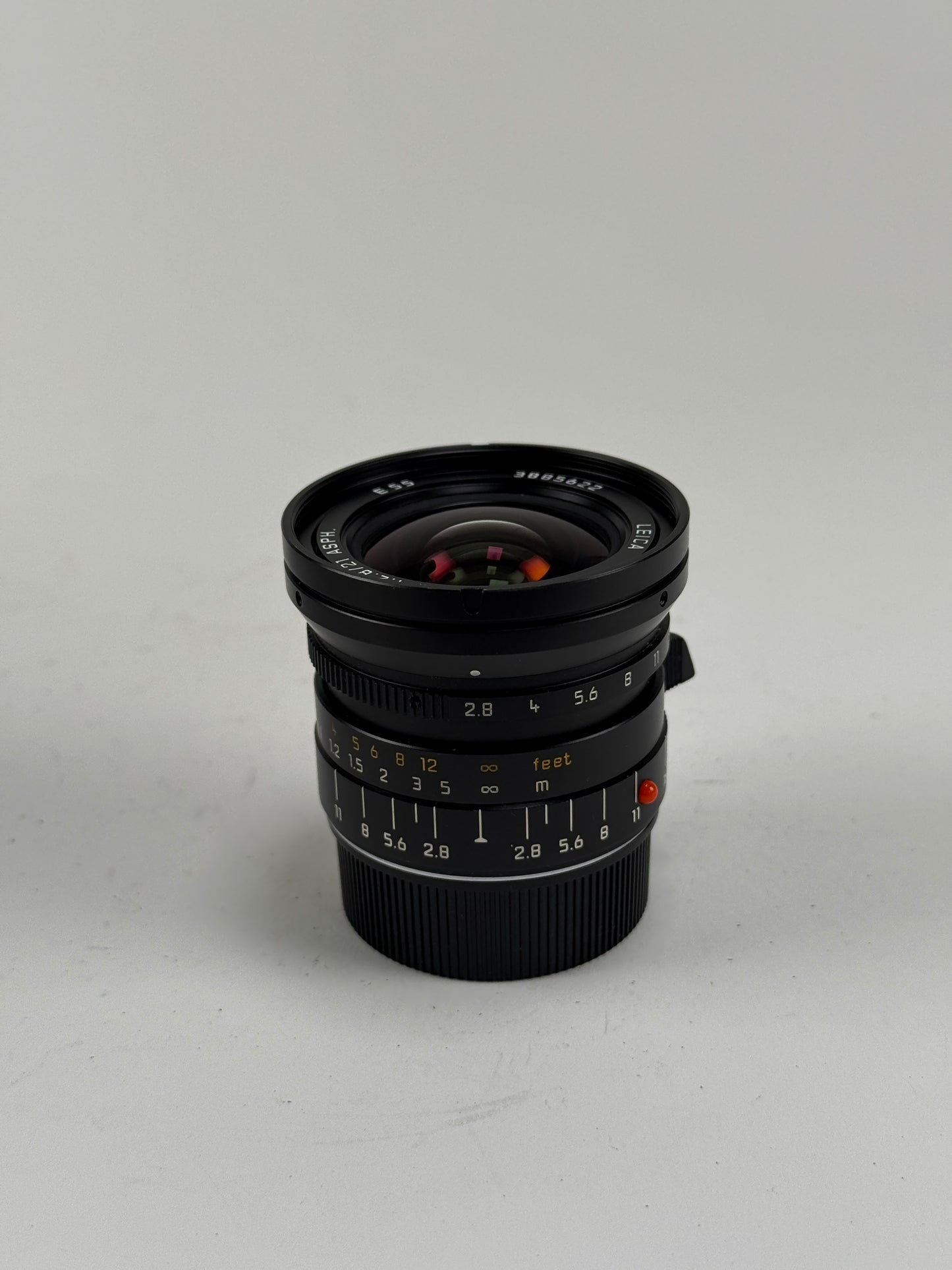 Leica Elmarit-M 21mm F2.8 ASPH E55 Lens 6Bit Black 11135