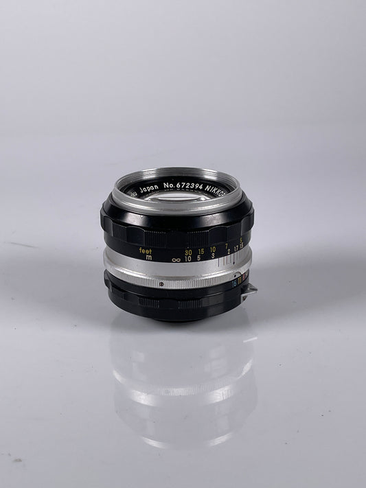 Nikon Nikkor S Auto non AI 50mm f1.4 Lens Prime SLR