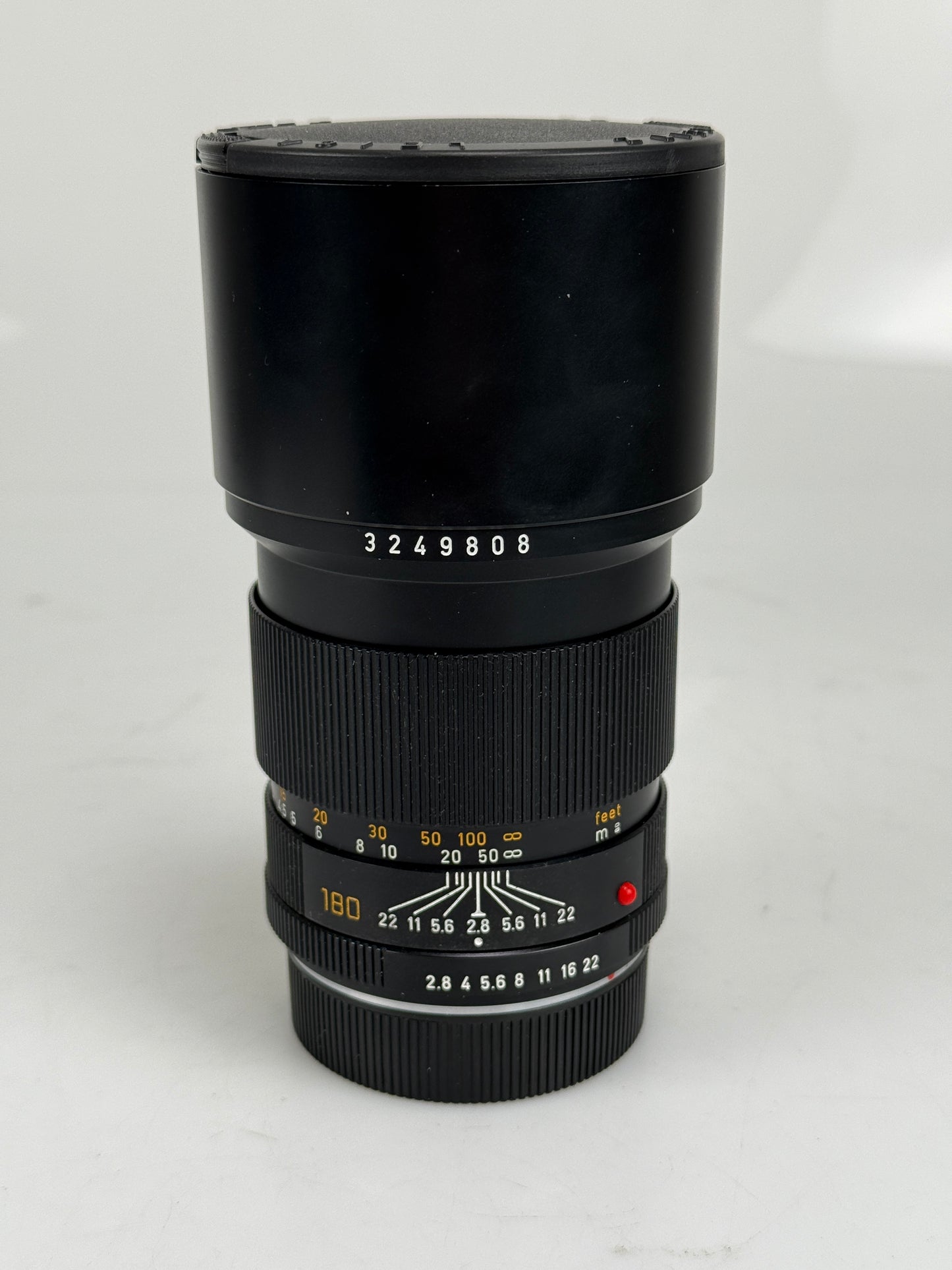 Leica 180mm f2.8 Elmarit-R V.2 Telephoto 3 Cam R Lens