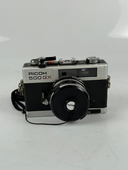 Ricoh 500GX Rangerfinder 35mm Film Camera Rikenon 40mm f2.8