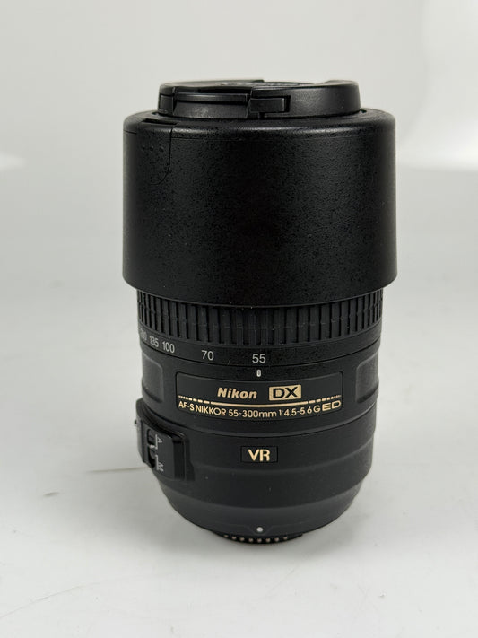 Nikon Nikkor AF-S 55-300mm f4.5-5.6 G ED VR DX Lens AFS