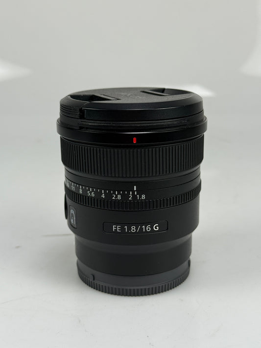 Sony FE 16mm 16 mm f1.8 f1.8 G Ultra Wide Angle Lens