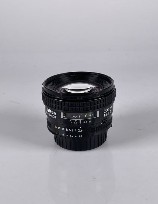 Nikon Nikkor AF 20mm F2.8 D Lens