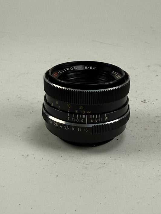 Voigtlander Color-Ultron 50mm f1.8 Rollei QBM Mount lens