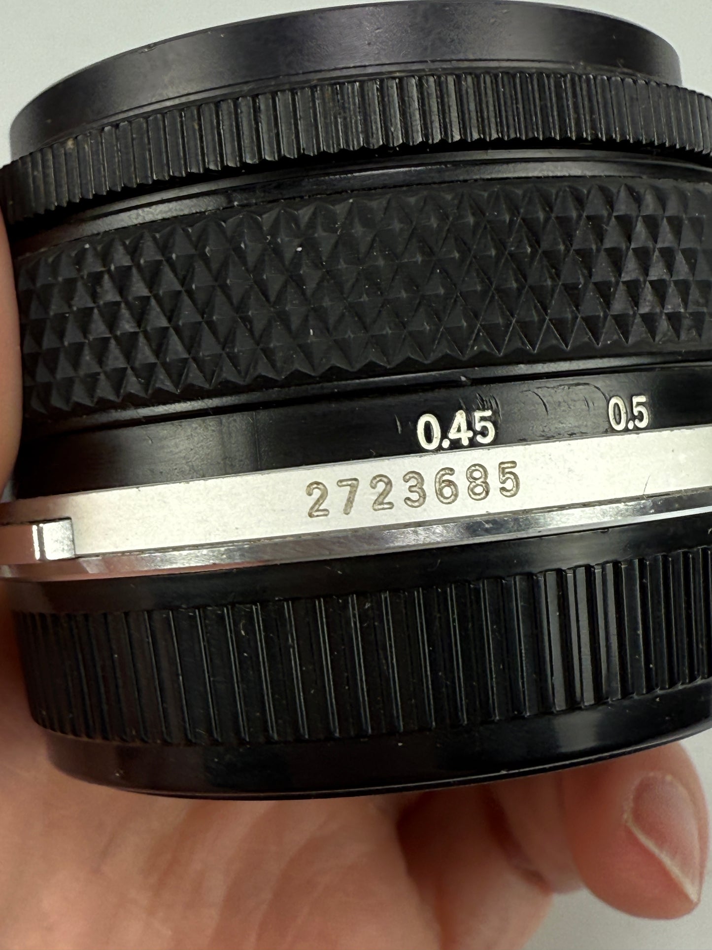 Olympus OM 50mm f1.8 Zuiko Auto-S Lens