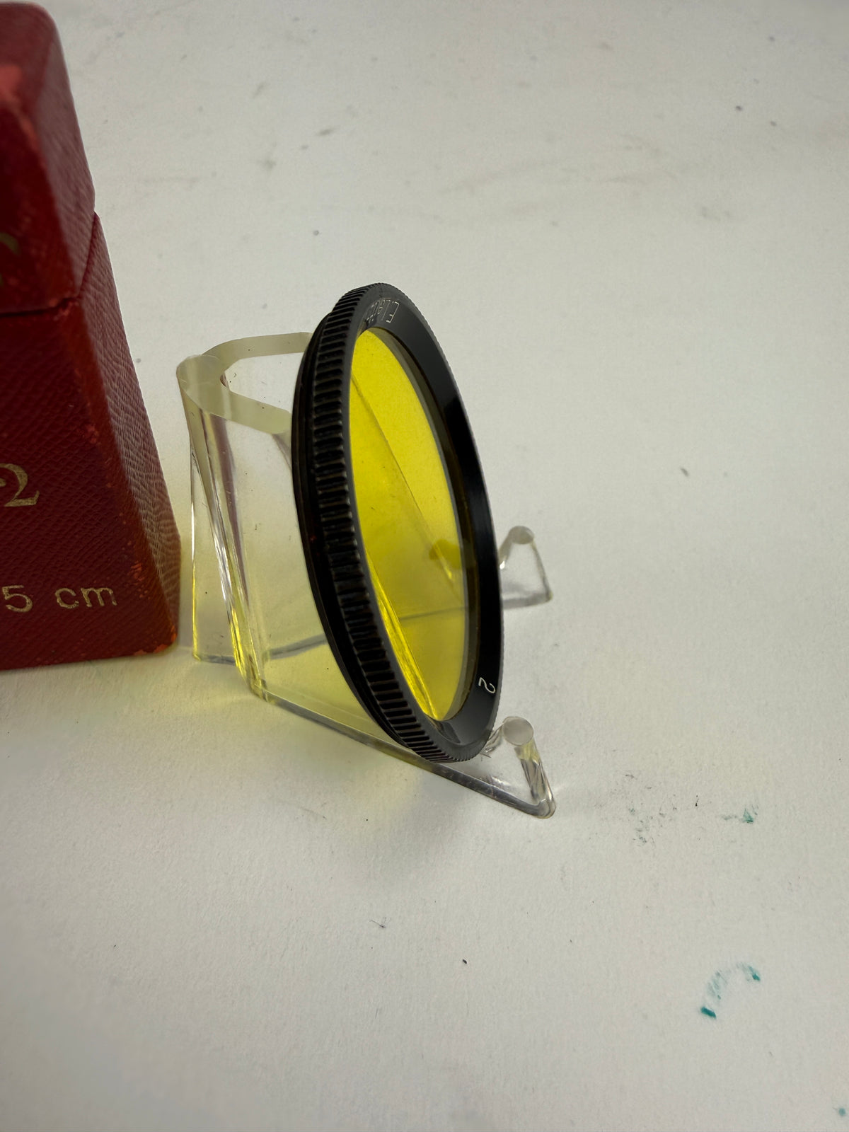 Leica leitz E34 34mm Black rim Yellow 2 Filter for 5cm summar Gcool