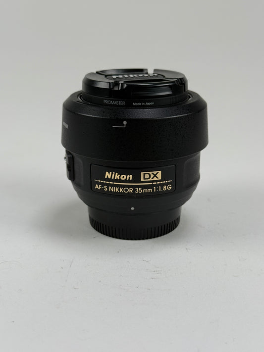 Nikon 35mm f1.8G AF-S DX Lens for Nikon DSLR Cameras