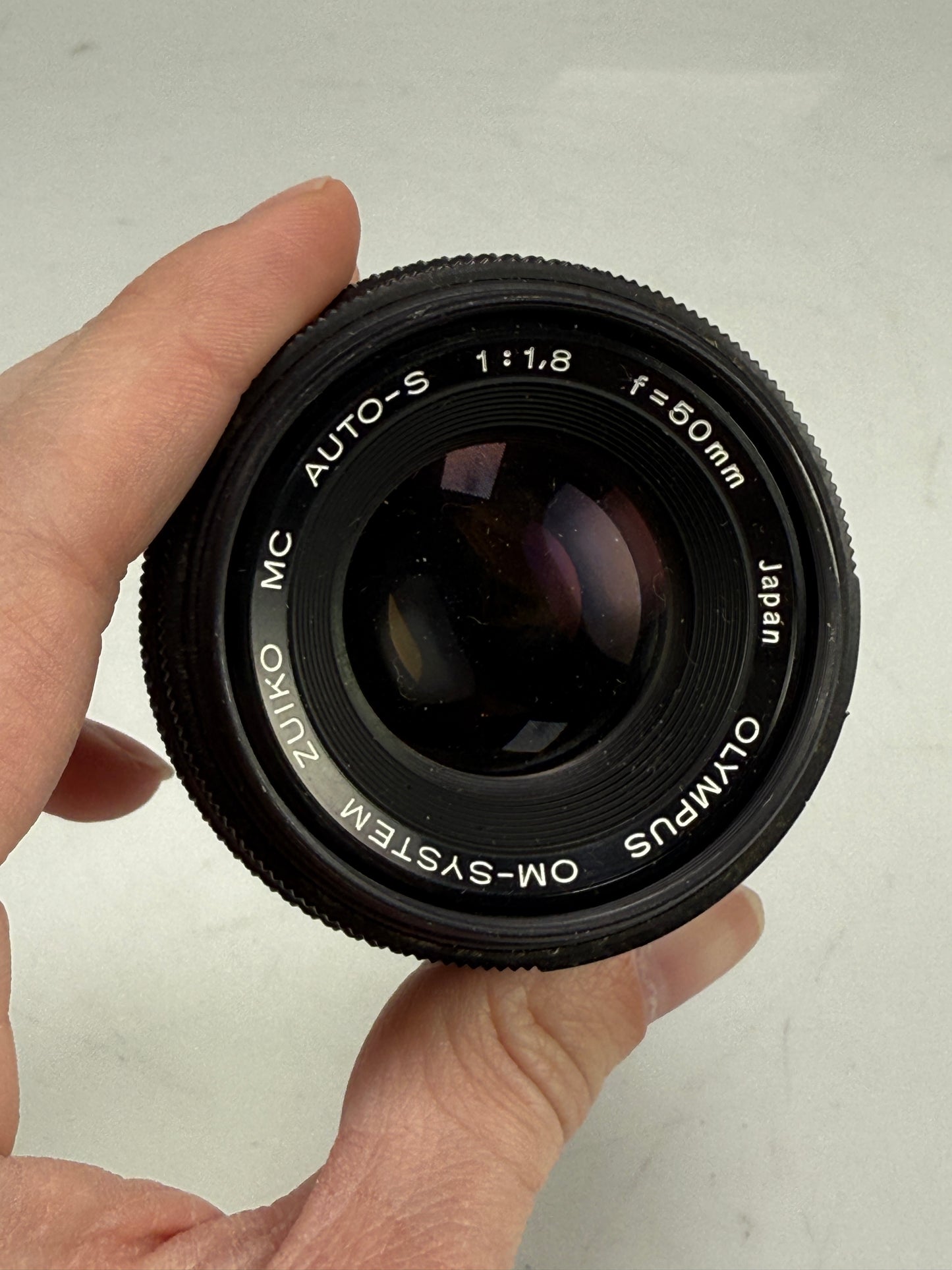 Olympus OM 50mm f1.8 Zuiko Auto-S Lens