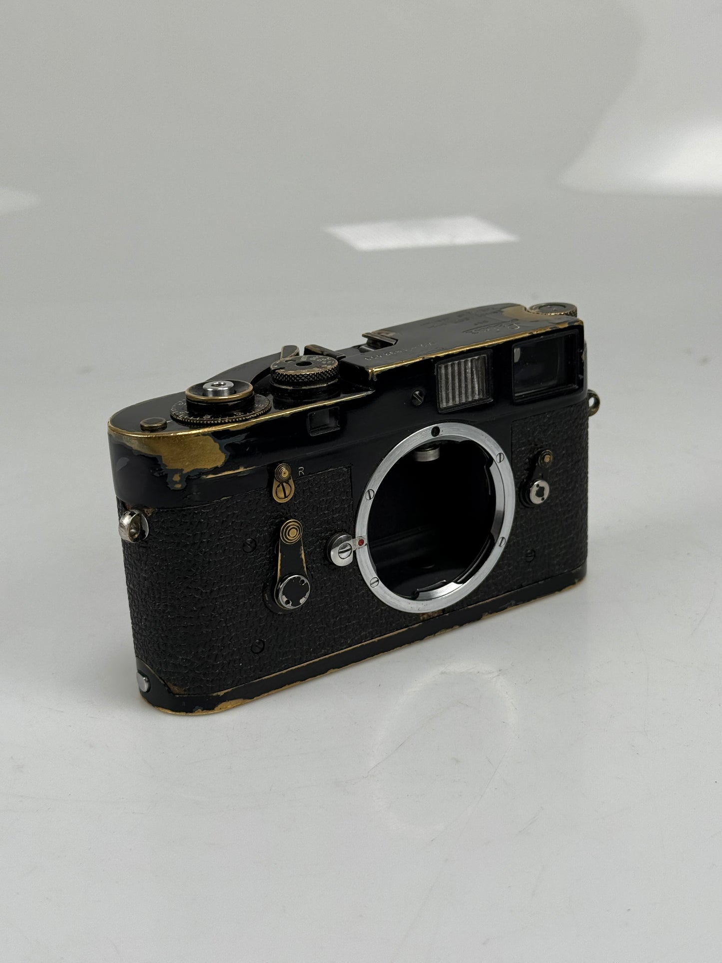 LEICA M2 Self Timer RANGEFINDER FILM CAMERA REPAINT GB Metzcar Black Paint
