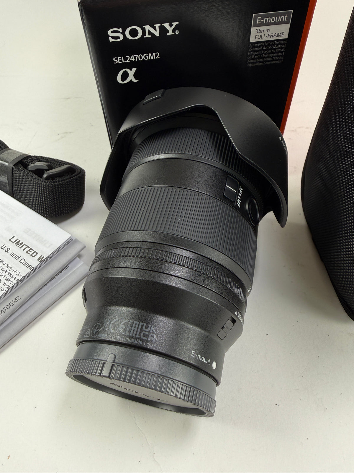 Sony FE 24-70mm f2.8 GM II E-Mount Camera Lens - Black