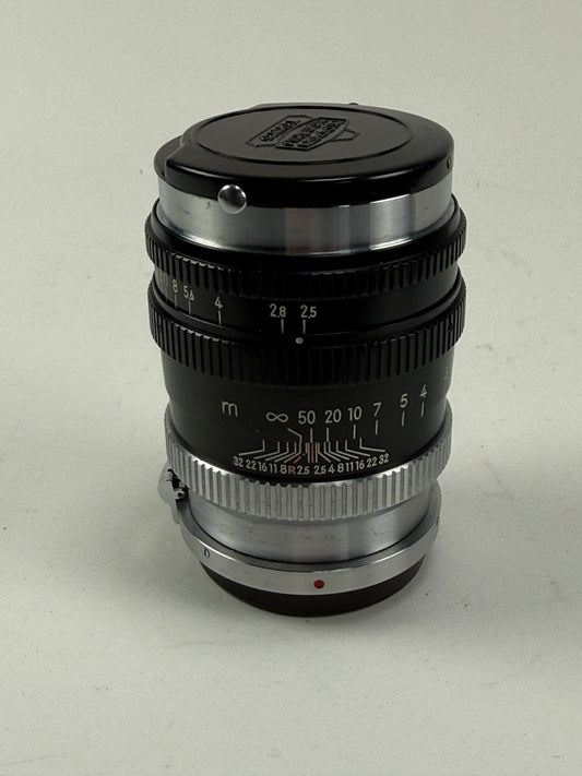 Nikkor P 10.5cm 105mm f2.5 Nippon Kogaku Japan Black Rangefinder S mount Lens