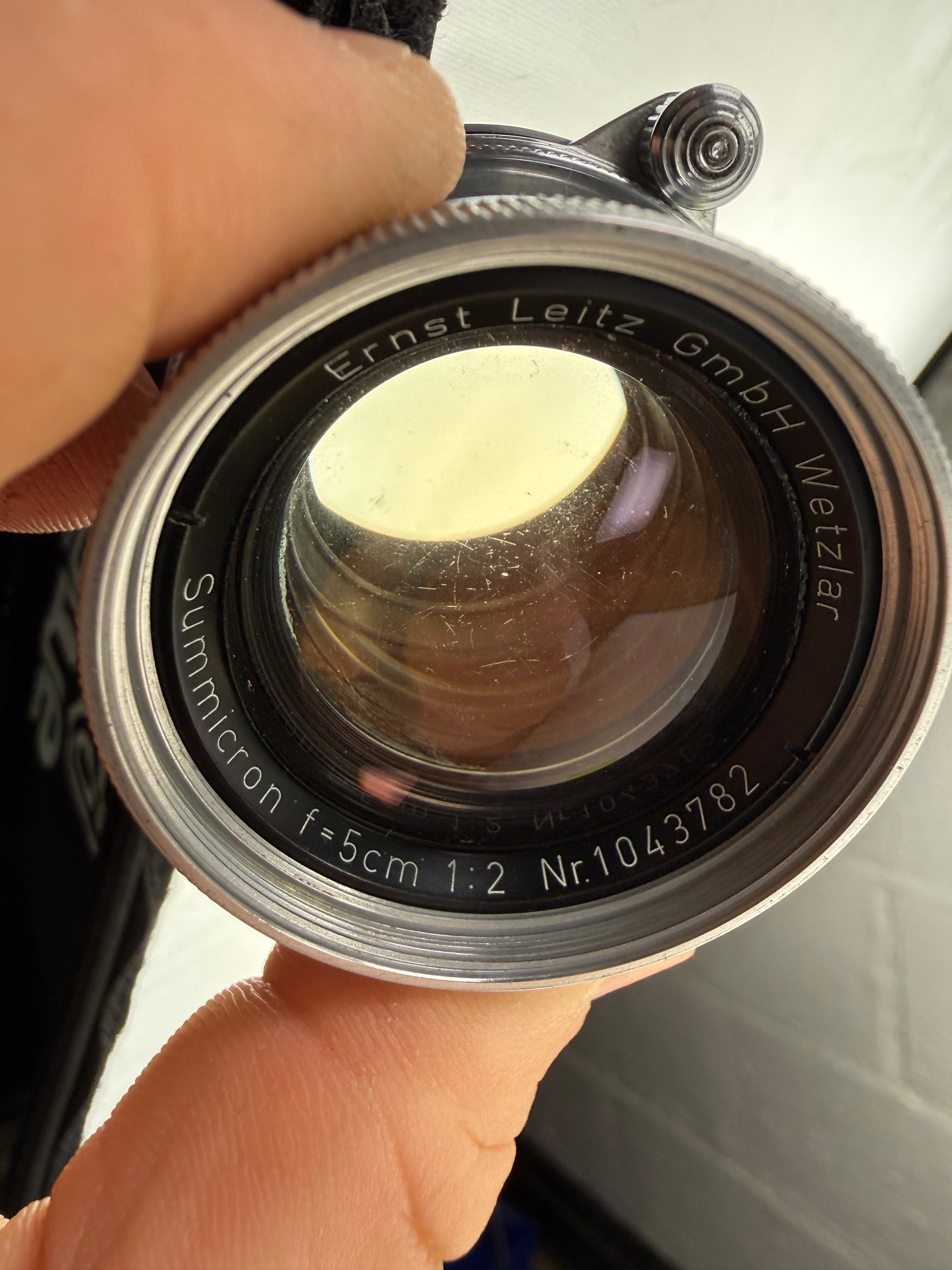 Leica 50mm f2 Summicron Radioactive L39 LTM Screwmount Rangefinder Lens