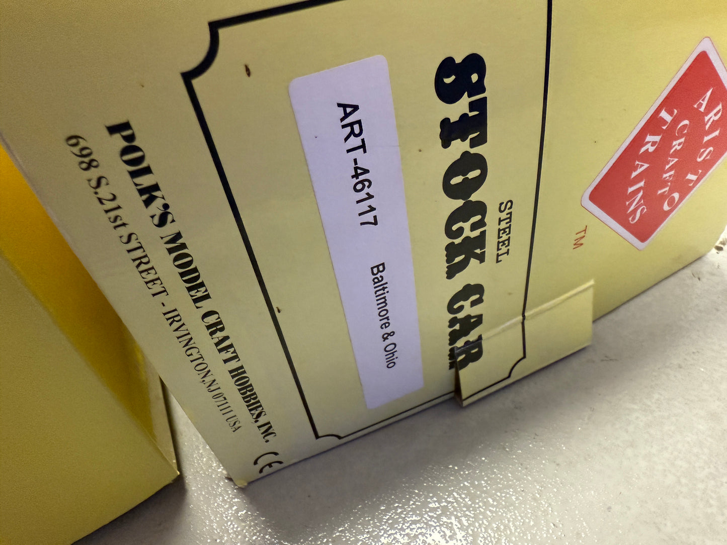 Aristo-Craft ART-46117 Baltimore & Ohio Stock Car 1:29 G-Gauge