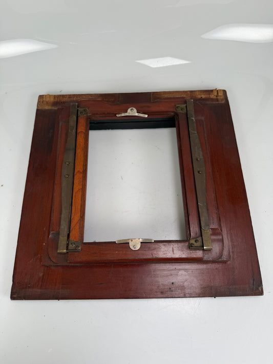 Wooden large format reducing back 8X10 camera to 5x7
