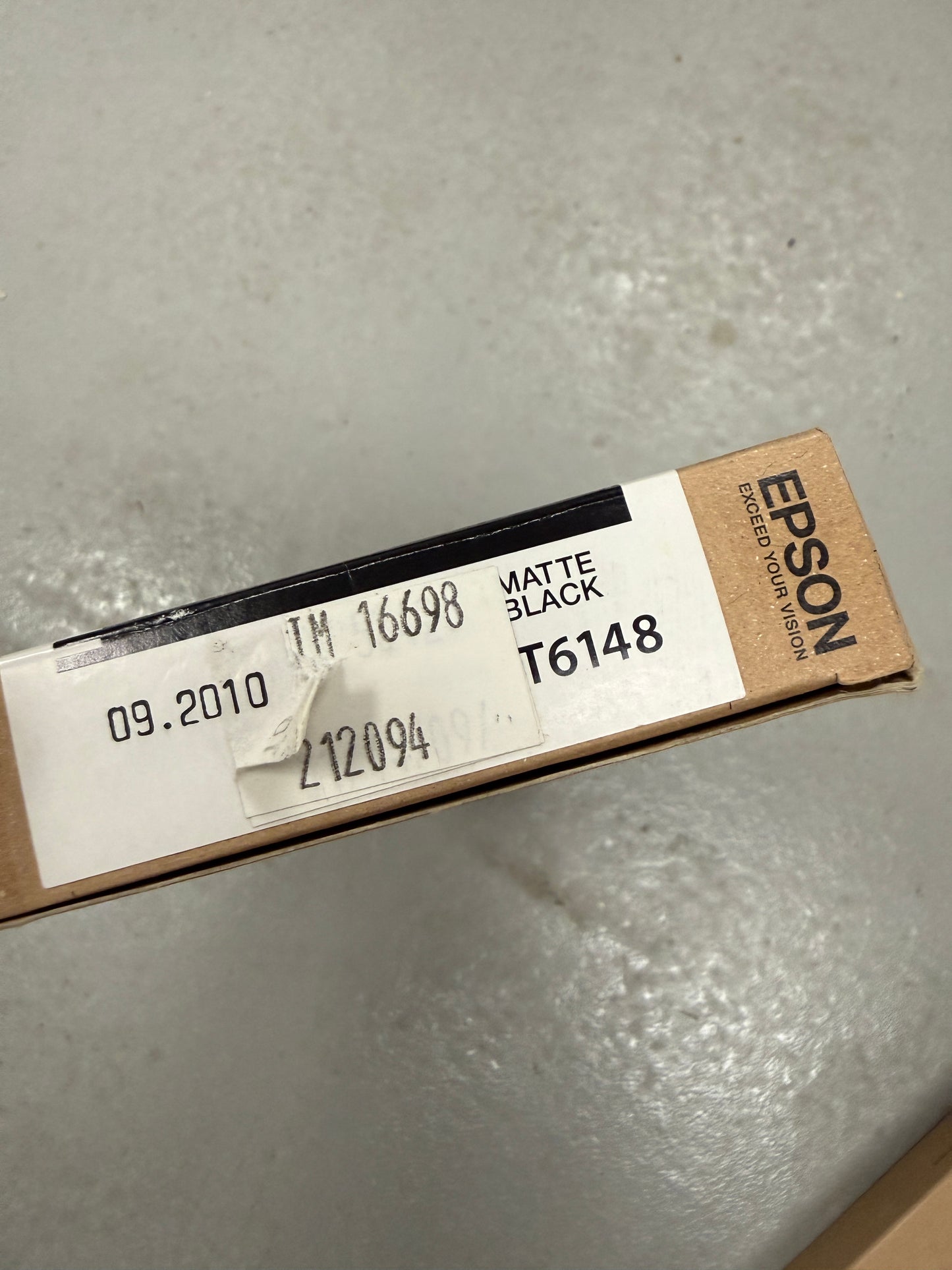 2010 Genuine Epson T6148 Matte Black Ink Stylus Pro 4400 4450 4800 4880 Sealed