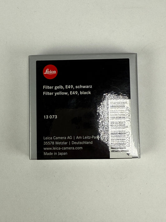 Leica Leitz E49 49mm Yellow 13073 Filter