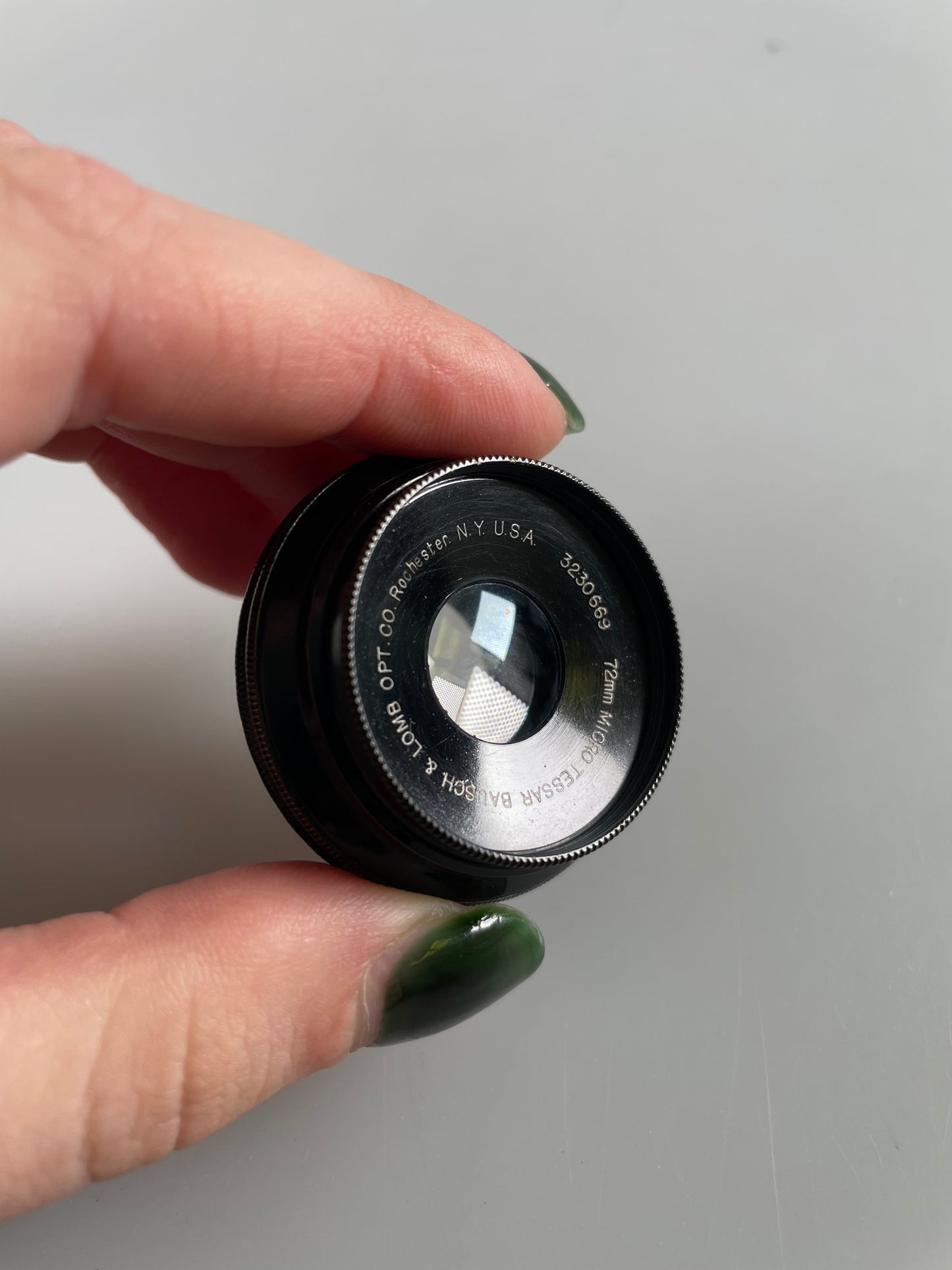 Vintage Bausch & Lomb 72mm F4.5 Macro (Micro) Tessar Lens