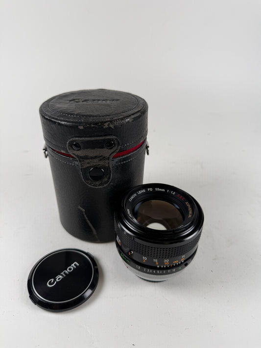 Canon FD 55mm f1.2 S.S.C. Aspherical BL Lens SSC