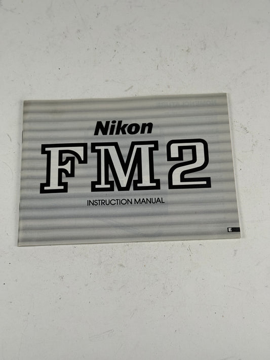 Nikon FM2 - 35mm Film Camera Manual - Original Instruction Booklet