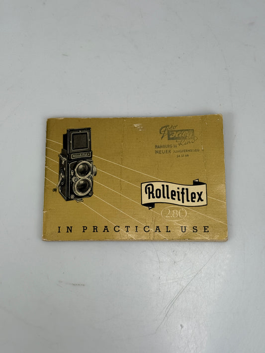Rolleiflex 2.8C Camera Film Instruction Book Manual