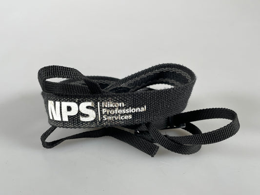 Black NPS Nikon Professional Services Domke Gripper Camera Neck Strap