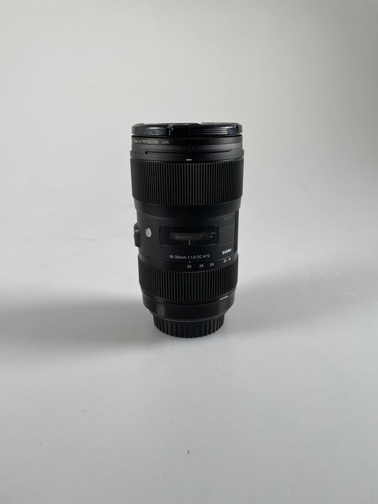 Sigma AF 18-35mm f1.8 DC HSM Art Lens Canon EF