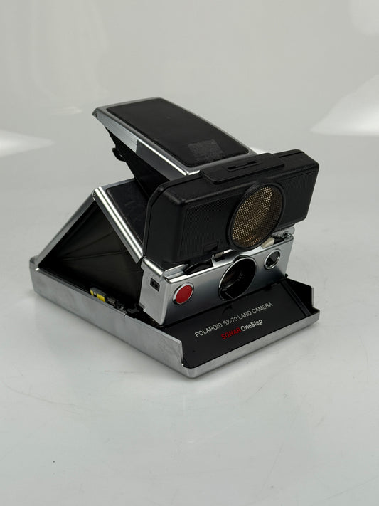 Polaroid SX-70 Land Camera Sonar One-Step Autofocus Instant Camera Black