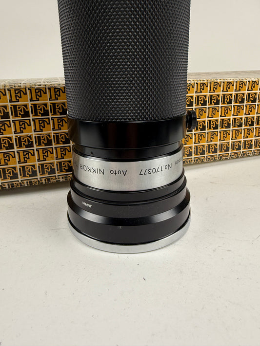 Nikon 20cm-60cm (200-600mm) f 9.5-10.5 zoom lens with box