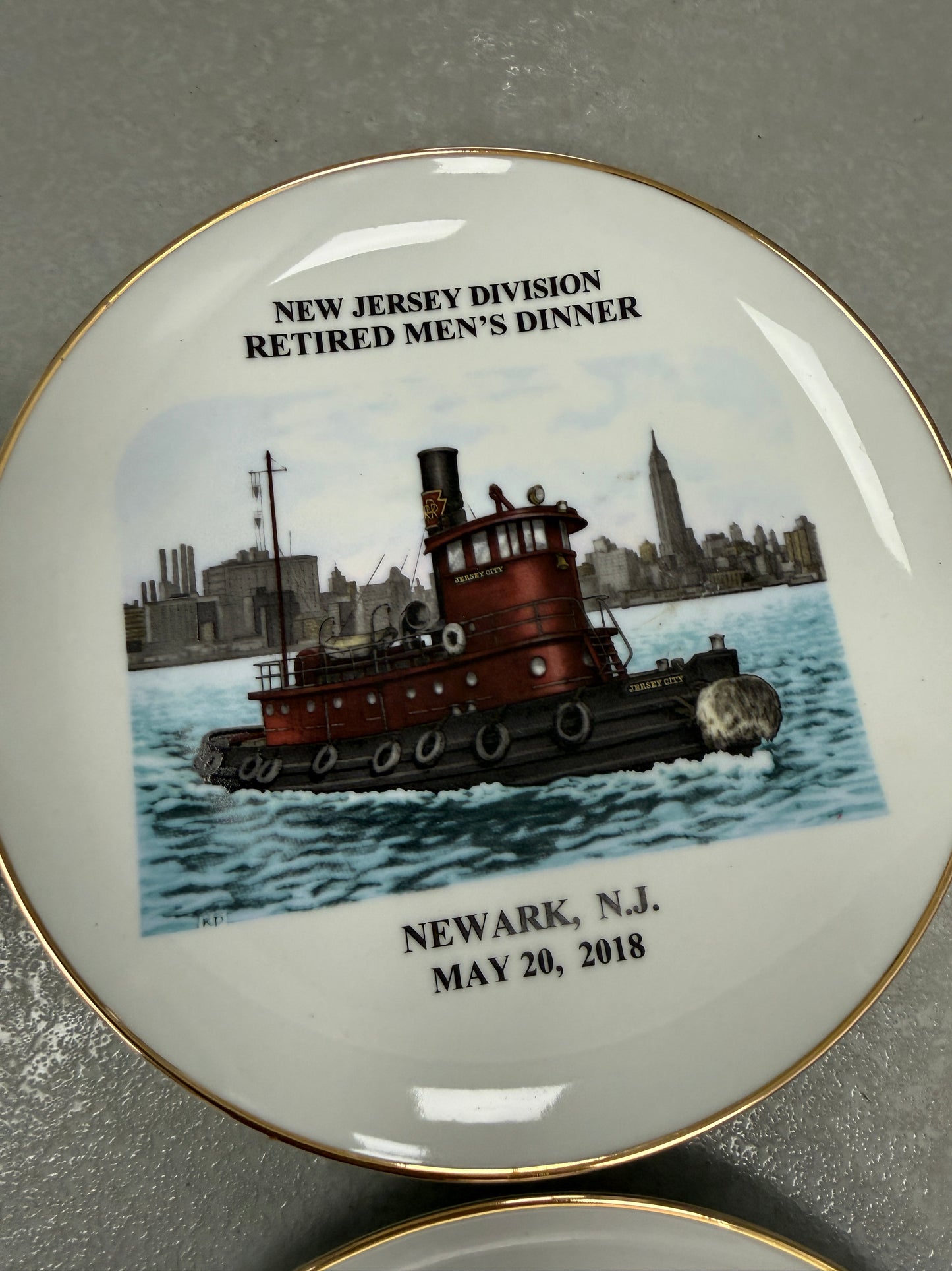 Lot of 11 New Jersey Division Trenton Pennsylvania Railroad commemorative Plates